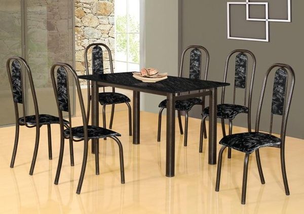 mesa delicata 6 cadeiras